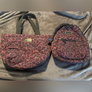 Marc jacobs set. Backpack and tote bag